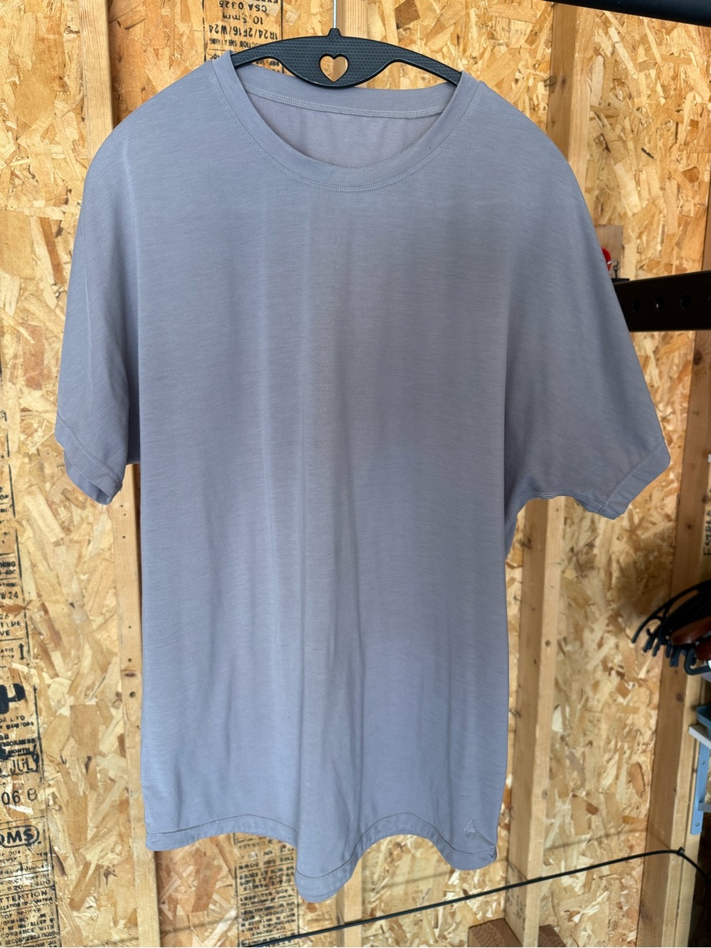 Men's Vitality Short Sleeve Crew Neck T-Shirt in Light Gray